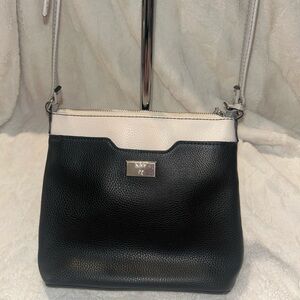 Black and White Crossbody Bag
